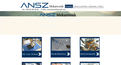 Desktop Screenshot of anszelektronik.com